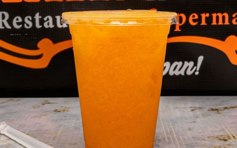 Delicious natural juice homemade- Passionfruite, lemonade, oats with passionfruits -